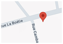 13 rue de la Boétie, 75008 Paris - Tél. : +33. (0)1 45 22 69 34